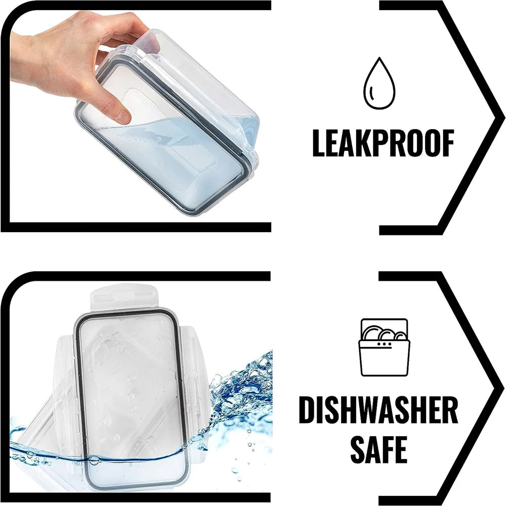 Kitchen Food Contianers Set &ndash; MicrowaveSafe BPA Free TenPcs