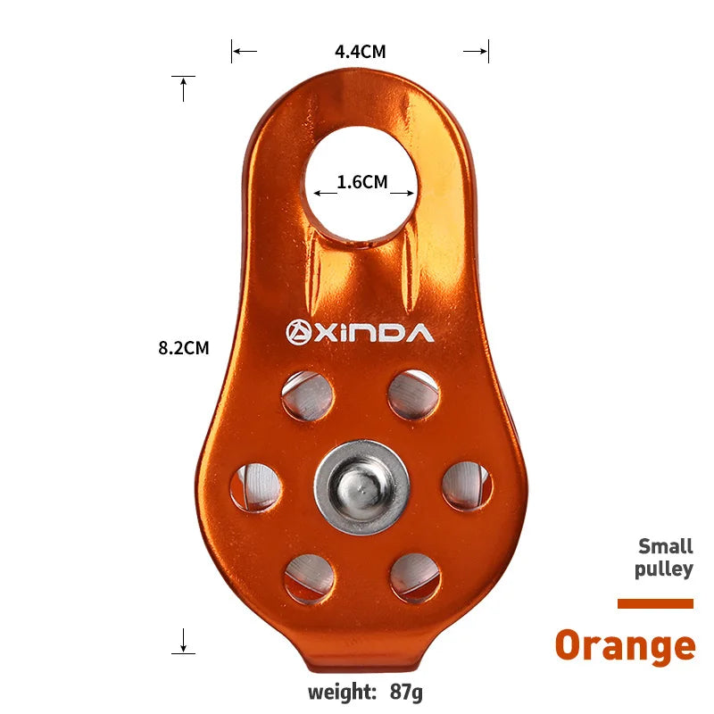XD-8610 Small Pulley &ndash; Lightweight Aluminum Construction Orange