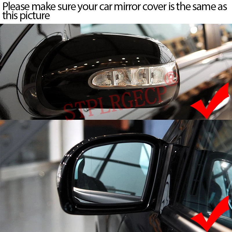 Lente de Vidro do Espelho da Porta Aquecida para Mercedes-Benz W164 X164 W251