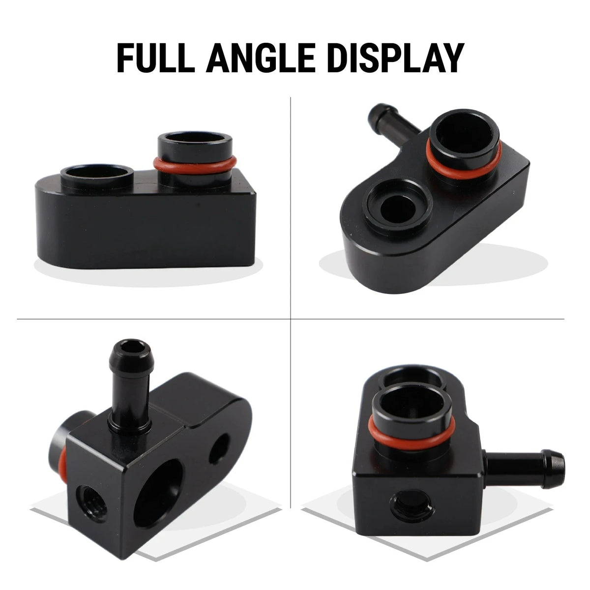 Turbo Gauge Vacuum Adapter Aluminum For Mercedes-Benz 1.6T 1.8T 2.0T Engine by InterCyprus Trading Ltd