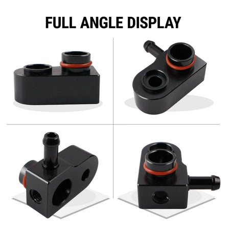 Turbo Gauge Vacuum Adapter Aluminum For Mercedes-Benz 1.6T 1.8T 2.0T Engine by InterCyprus Trading Ltd