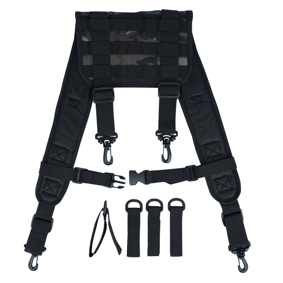 Police Duty Suspenders &ndash; Adjustable Straps and 4 Tool Loops