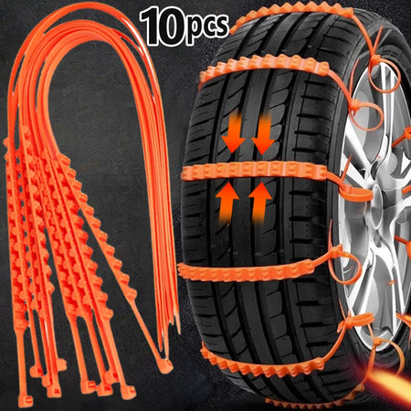 Disposable Anti Skid Straps For Tires &ndash; Emergency Traction