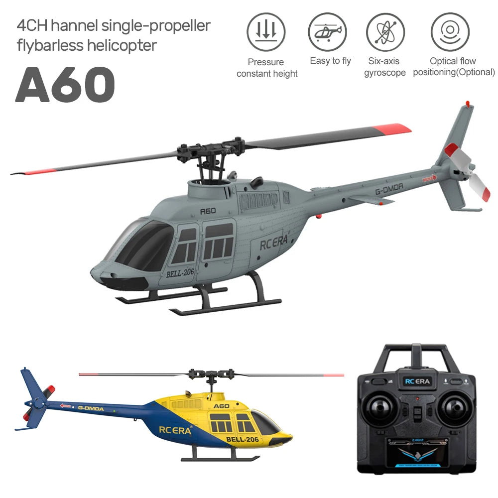 A60 4CH RC Helicopter &ndash; Altitude Hold Optical Flow Pro