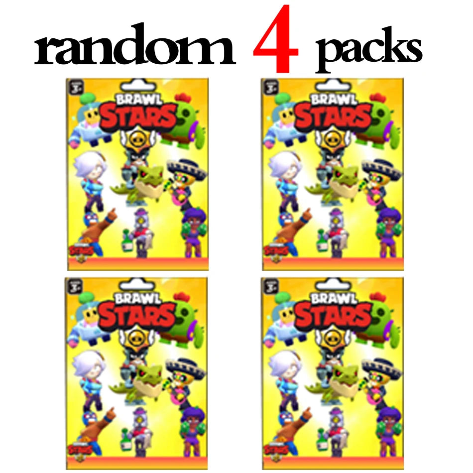 2-24pcs Anime Brawled Blind Box Figures &ndash; PVC Collectible random 4pcs