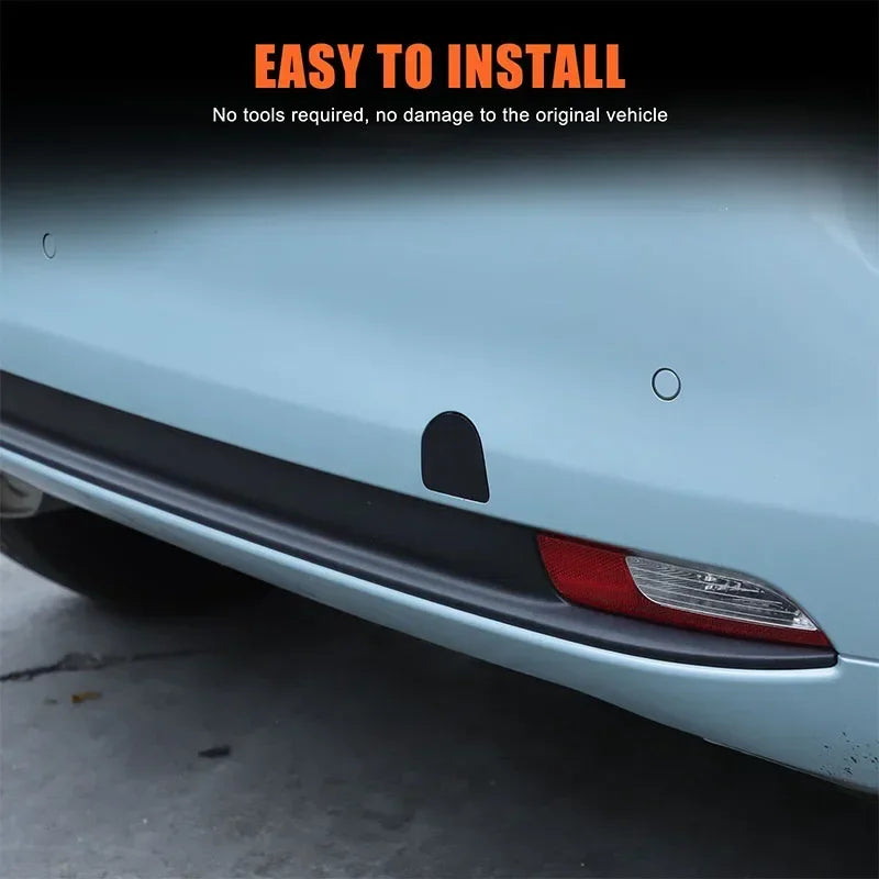 Fiat 500 ABS Copertura Gancio Traino Nera Rifinitura Posteriore Accessorio Auto