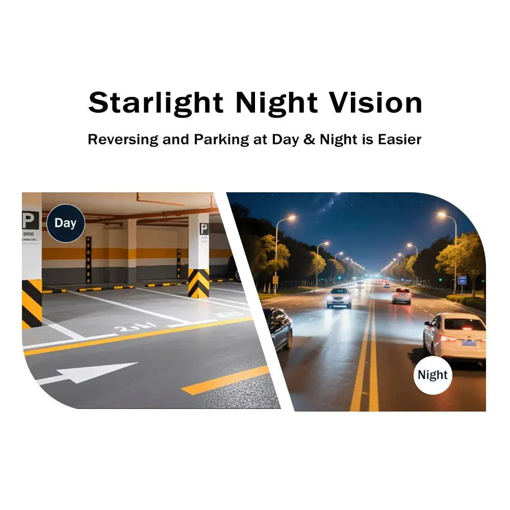 SMARTOUR 4K 1080P AHD Dynamic Trajectory Vehicle Rear View Camera Vehicle Parking Reverse Fisheye Lens Plug and Play Universal by InterCyprus Trading Ltd