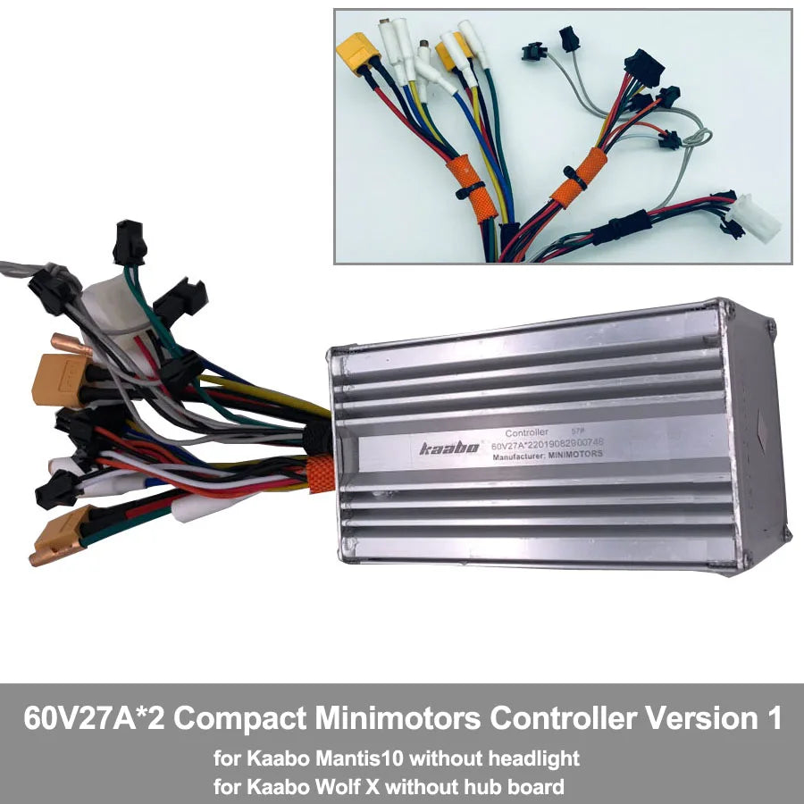 Mantis10 Wolf X 60V 27Ah Compact Controller for Kaabo Scooters Controller Version 1