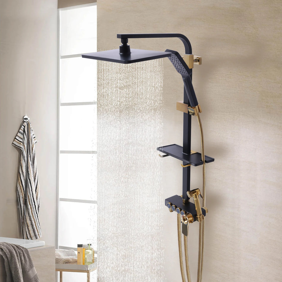 Zestaw prysznicowy do wanny z stałą temperaturą – Prysznic deszczowy
