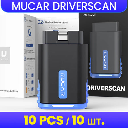 MUCAR DriverScan Bidirectional Scan Tool &ndash; Diagnostics 10 PCS DriverScan / United States