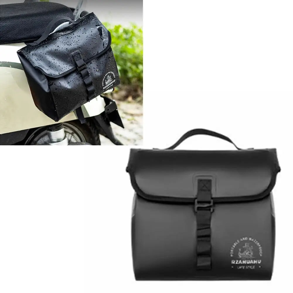 Motorcycle Side Case Frame, Waterproof Electric Bike Saddlebag, Tool Side Bag Luggage by InterCyprus Trading Ltd