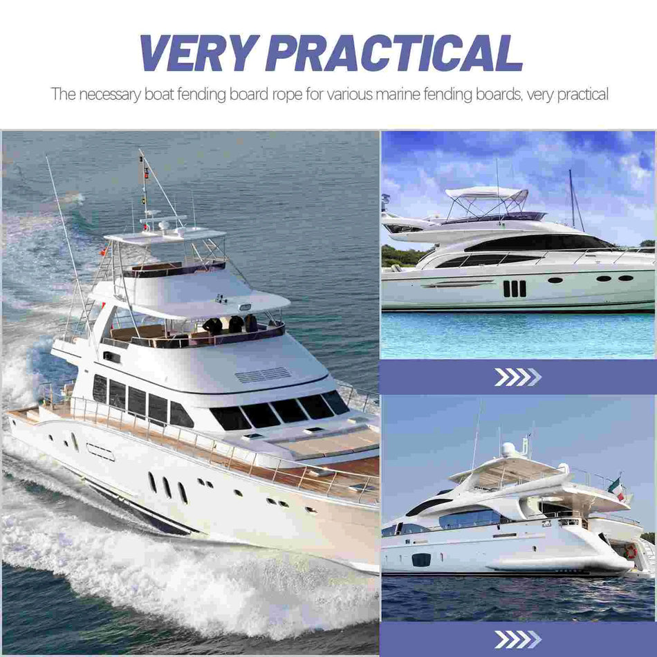Durable Marine Rope for Boats - 2Pcs Fending Cord