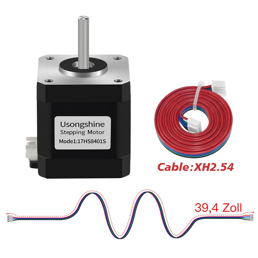 Usongshine Nema17 Stepper Motor &ndash; Exceptional Precision and Reliability 17HS8401S XH2.54 / CHINA / 5 PCS