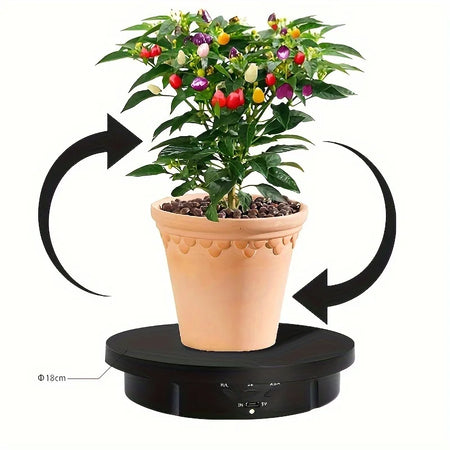 360-Degree Photography Turntable with Remote Control &amp; Motorized Display Stand