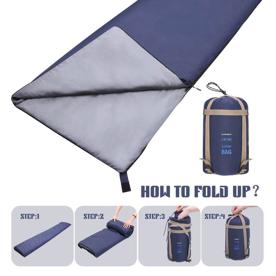 LIXADA Σακίδιο Υπνόφαρο 190x75cm Υπερ Ελαφρύ 680g