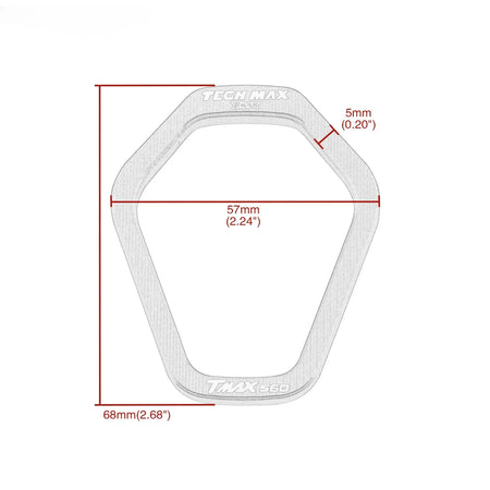 Yamaha TMAX560 2023-2024 Electric Door Lock Switch Covers - Aluminium Protector Caps