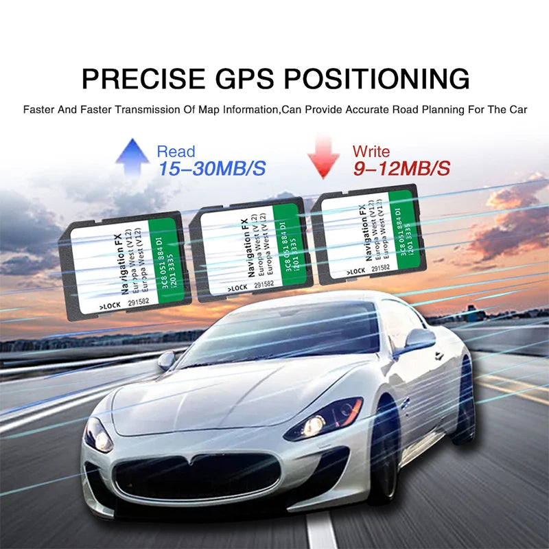 FX V12 West Sat Nav Map Version RNS310 SD Card &ndash; Antifog