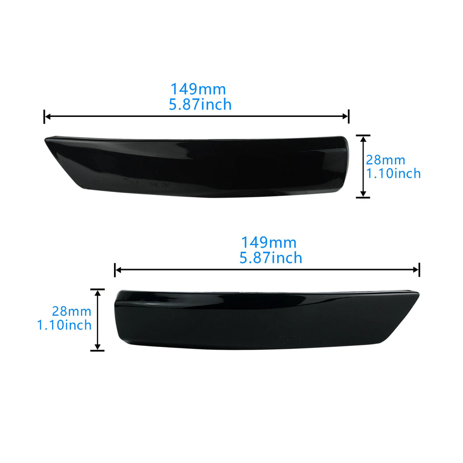 Wing Mirror Indicator Dynamic LED for Ford Focus and Mondeo Front Replacement Pair Amber Signal