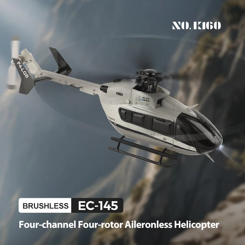 WLtoys K160 RC Helicopter EC-145 3D6G &ndash; Brushless Power