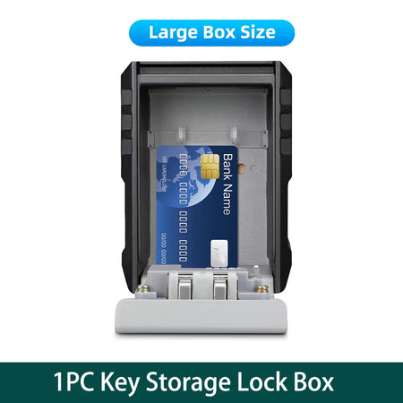 New Key Box 4-Digit Password Safe &ndash; Waterproof Wall Mounted 1PC Super Large Box