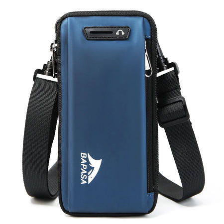 BAPASA Phone Bag &ndash; Slim Waist Pouch Fits 6.5 To 7.5 Phones Blue for 6.5in