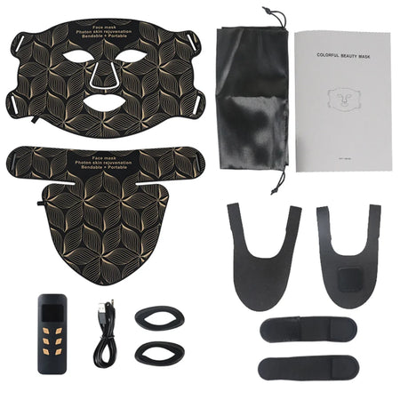 MEETCARE LED 8 Colors Face Mask &ndash; Advanced Near-Infrared Therapy for Anti-Aging and Skin Rejuvenation