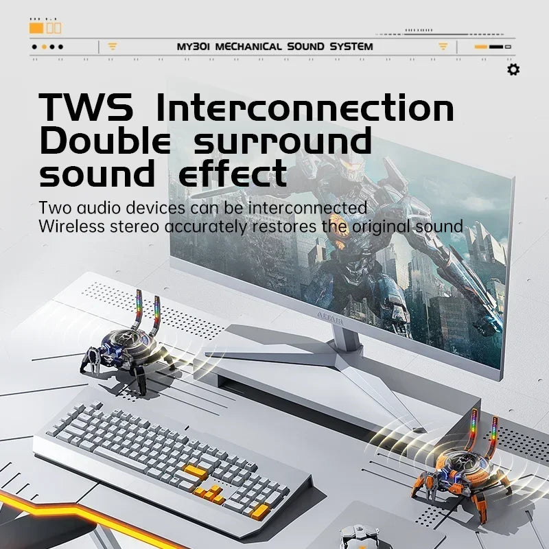 2500mAh Bluetooth RGB Speaker with Heavy Bass | High-Quality Sound