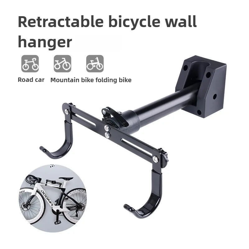 Suporte de Bicicleta de Parede com Cabide Giratório de 360 Graus, Aço Carbono, 20Kg