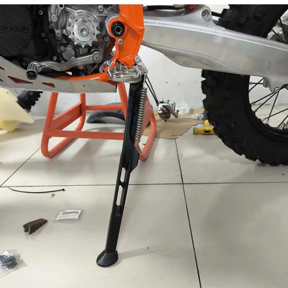 KTM 125-500 XC/EXC Parking Side Stand With Spring Kit, Durable Steel Construction, Easy Install