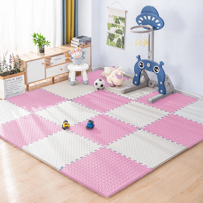 Tapis de puzzle en mousse pour enfants, dalles de jeu douces pour bébés 30 cm, rembourrage de sol