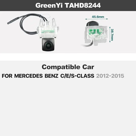 Dynamic Track AHD Rear Camera For Mercedes Benz B/C/E/S-Class W204 W212 W221 W251 B200 W169 W164 ML350 ML330 Vito Viano Sprinter by InterCyprus Trading Ltd