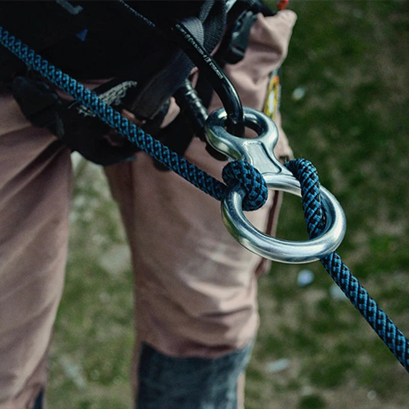 35 KN 8 Small Climbing Descender Rappel Rings &ndash; Durable