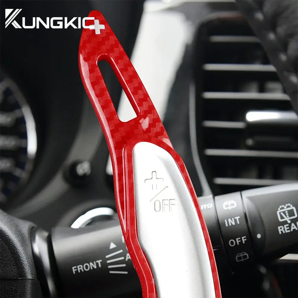 Steering Wheel Paddle Shifter Covers for Mitsubishi ASX Outlander Lancer by InterCyprus Trading Ltd