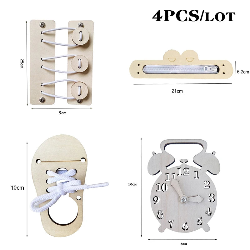 Montessori Busy Board DIY Accessories for Kids - Enhance Learning Skills