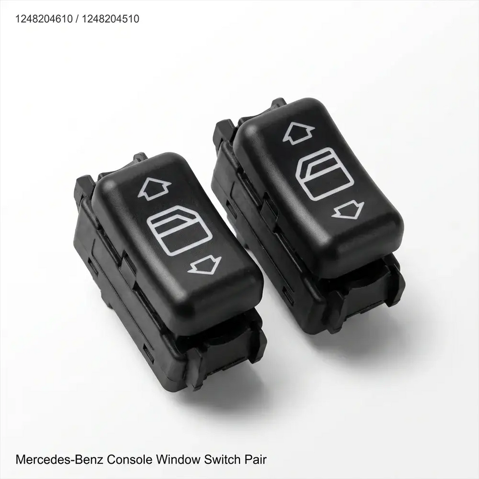 Power Window Switch Pair for Mercedes-Benz W124 S124 W126 W201 W463 by InterCyprus Trading Ltd