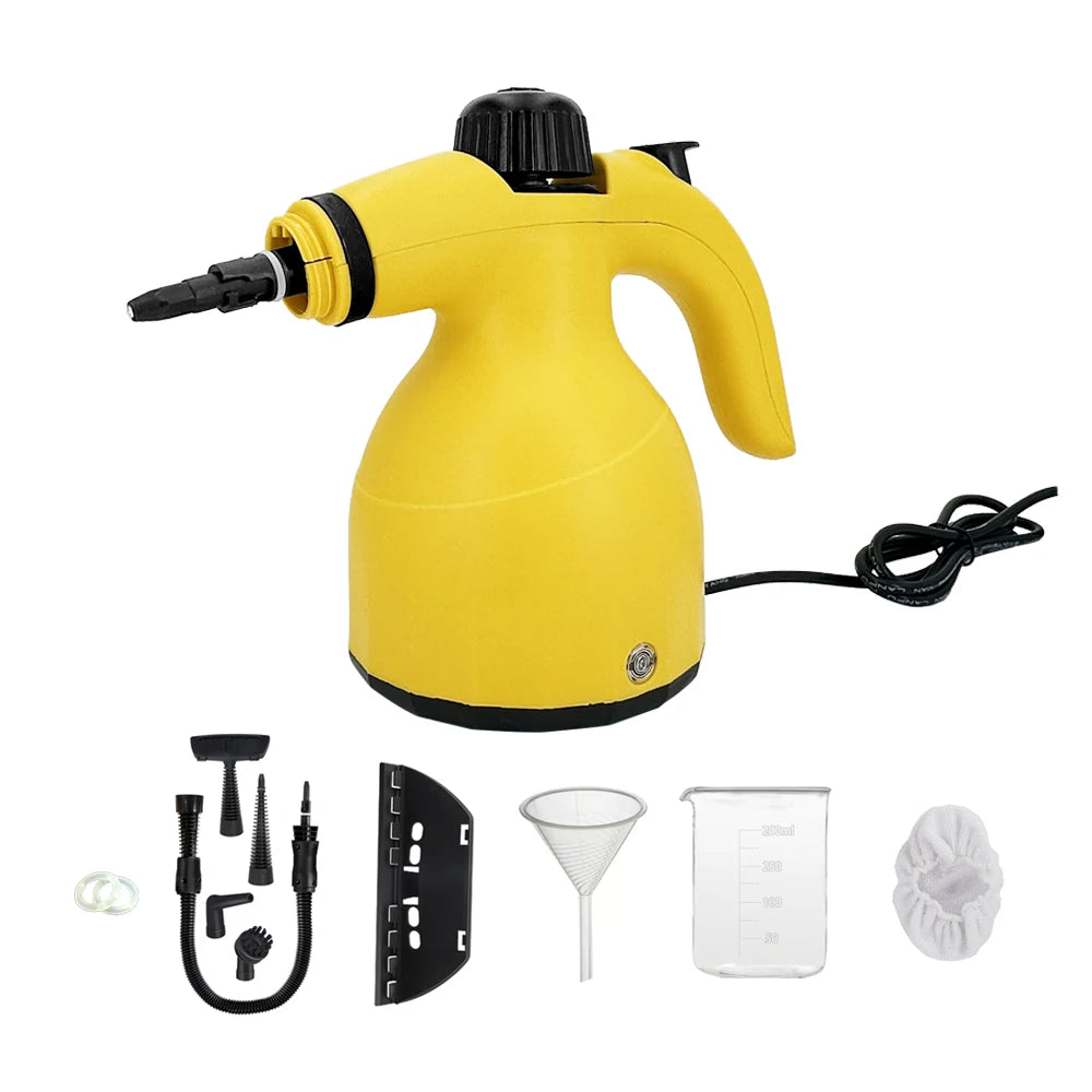220V Handheld High Temperature Steam Cleaner - Sterilization &amp; Pressure Jet Washer Yellow / 220 V