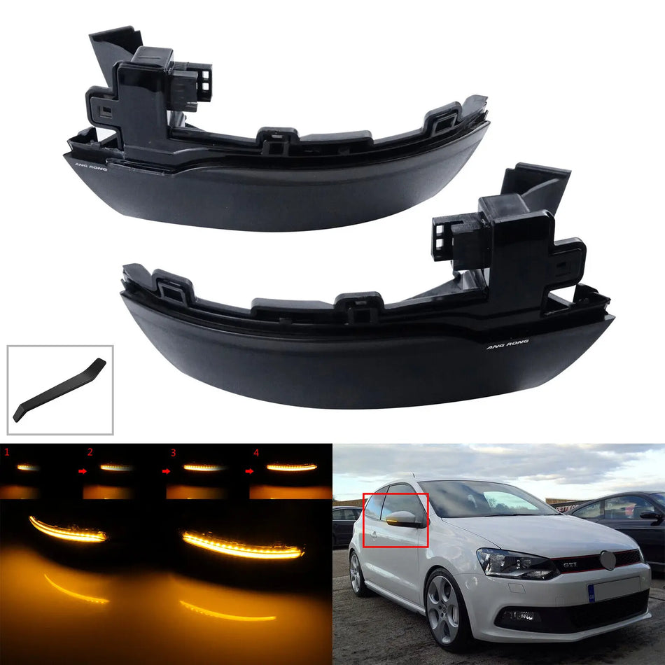 VW Up! Dynamic LED Side Mirror Indicator With Sequential Turn Signal Light