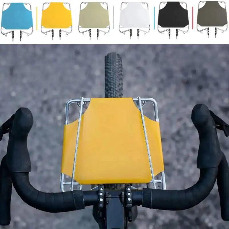 Преден багажник за сгъваем велосипед с рафт за товар, метална стойка за велосипед