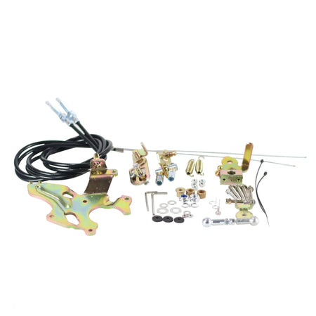 SherryBerg Carburetor Link Set for Weber 40 45 48 50 55 DCOE DCO/SP twin cable top mount low profile carb throttle linkage kit by InterCyprus Trading Ltd