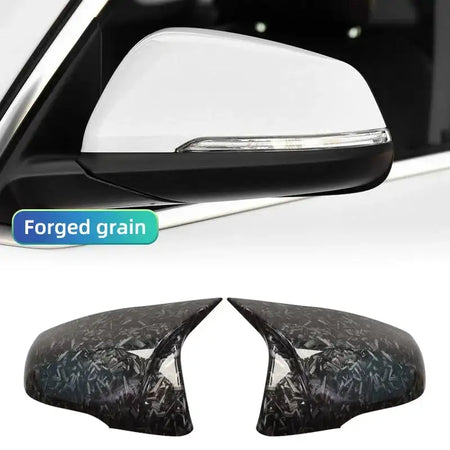 Glossy Black Mirror Wing Cover Caps For X1 X2 Z4 2 Series Forged grain