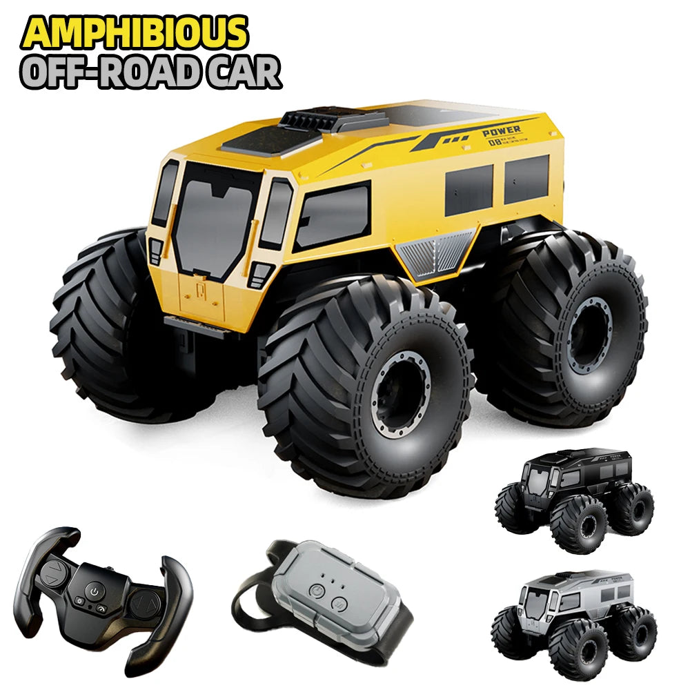 Q210 Amphibious RC Car Dual Control &ndash; Off Road Waterproof