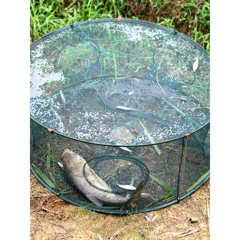 Automatic Fishing Nets - Durable, Portable Shrimp &amp; Crab Trap Cage