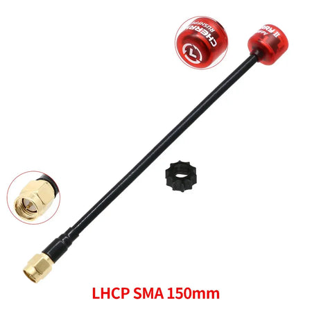RUSHFPV Cherry 2 II 5.8G 1.8DBI FPV Antenna LHCP RHCP SMA UFL MMCX for FPV Freestyle Analog Digital Drones DIY Parts by InterCyprus Trading Ltd