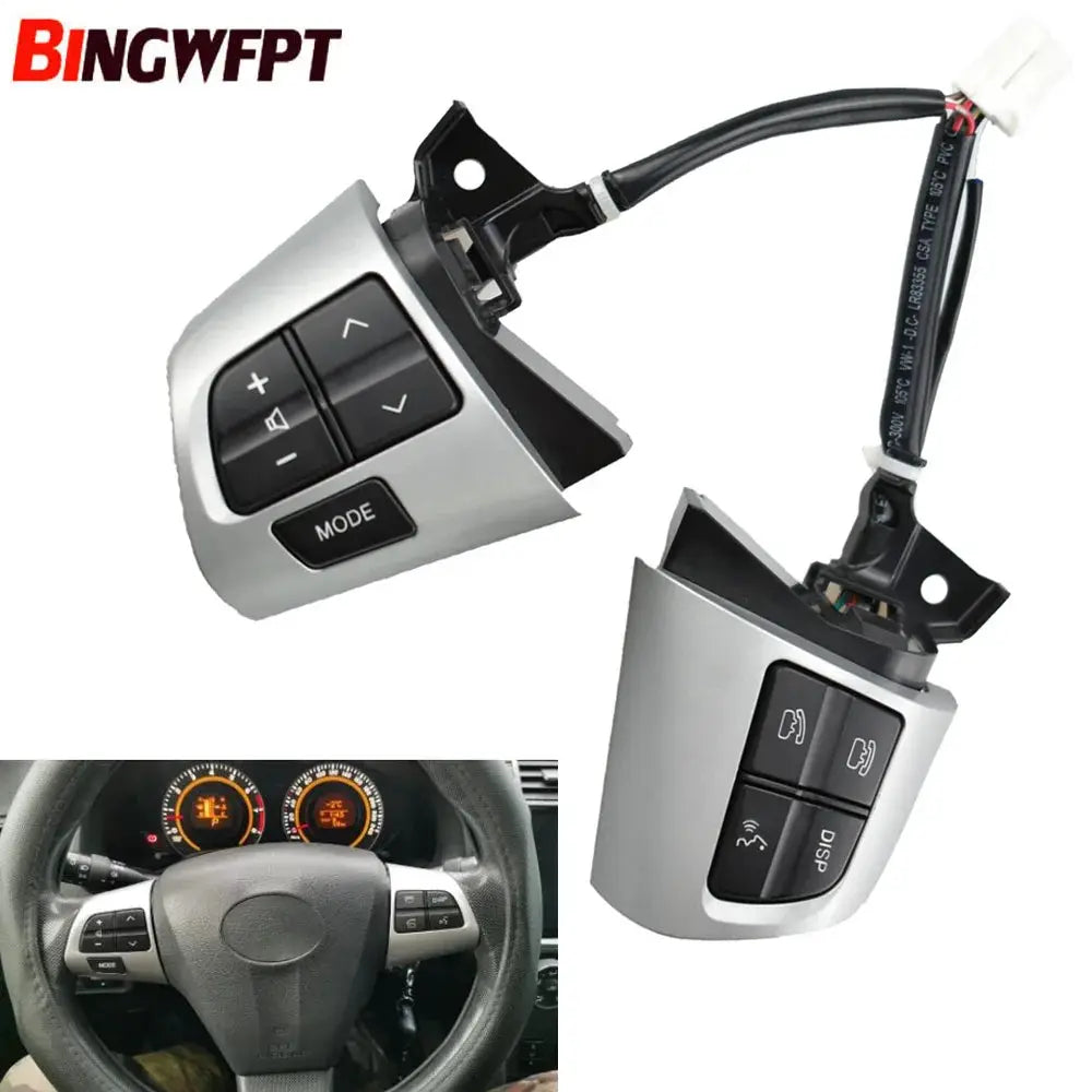 84250-02230 Steering Wheel Audio Control Switch Button For TOYOTA COROLLA A*DE150 N*DE150 NR*E150 ZR*E15 ZZ*E150 2010-2013 by InterCyprus Trading Ltd