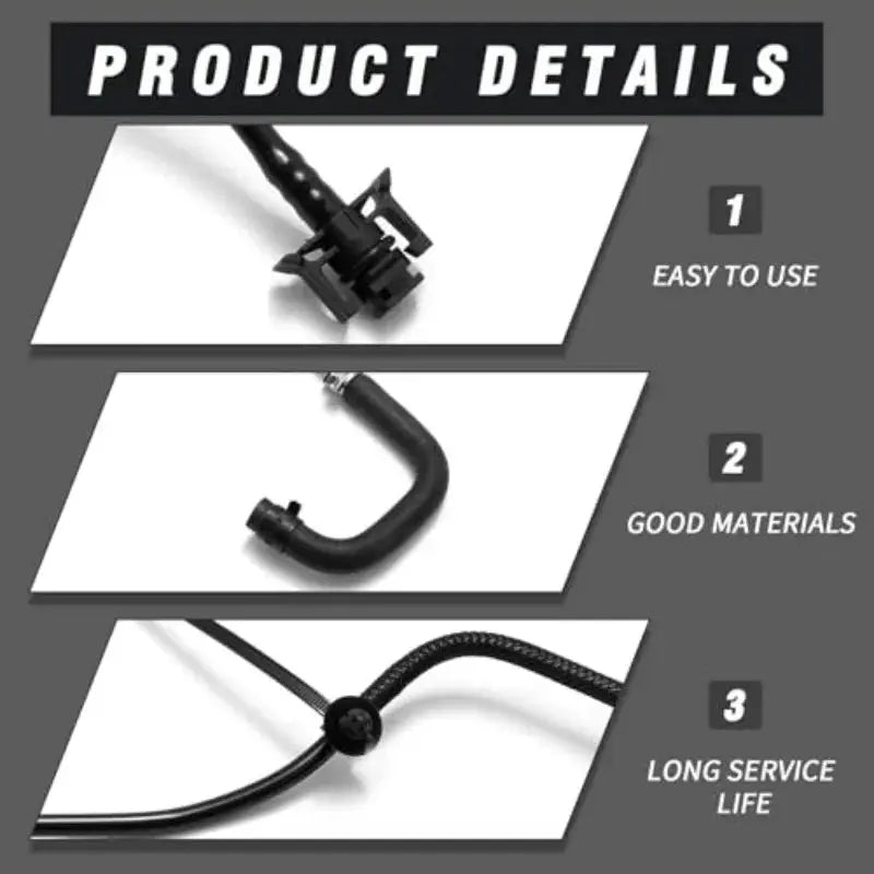 DG9Z8063D Engine Coolant Overflow Reservoir Hose for Ford Fusion 2013–2020 2.5L DG93-8063-DB by InterCyprus Trading Ltd