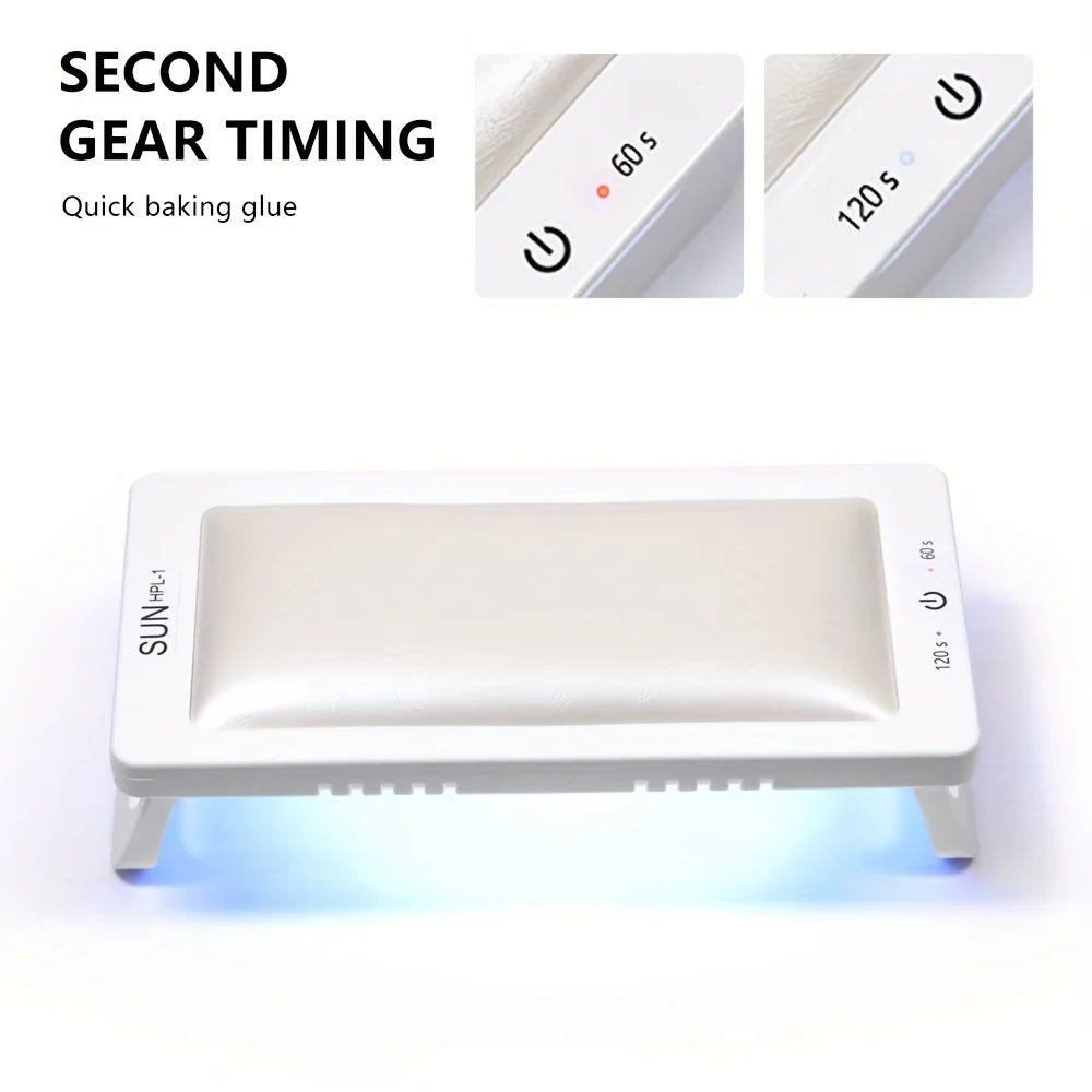 YIKOOLIN Foldable Nail Lamp With LED UV Gel Dryer &ndash; Compact