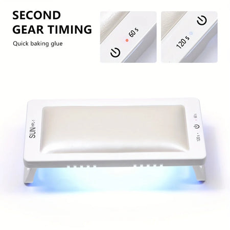 YIKOOLIN Foldable Nail Lamp With LED UV Gel Dryer &ndash; Compact