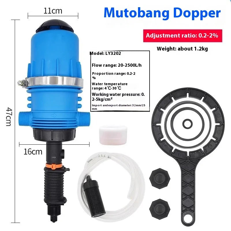 PVC Fertilizer Injector Proportioner &ndash; Proportional Dosing LY3202