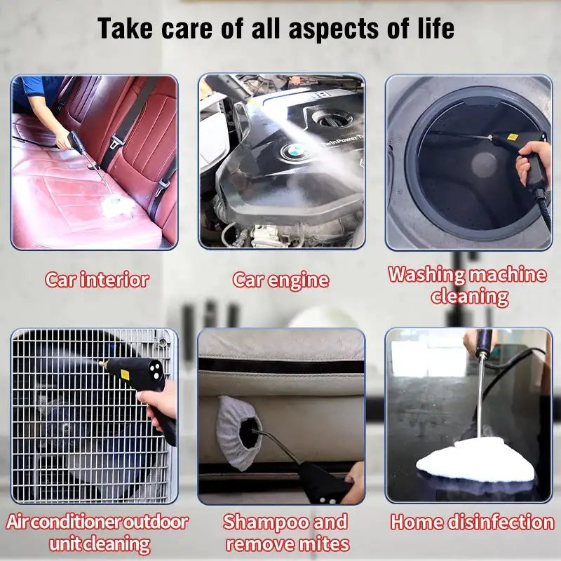 2500W High Pressure Steam Cleaner Handheld For Home Kitchen