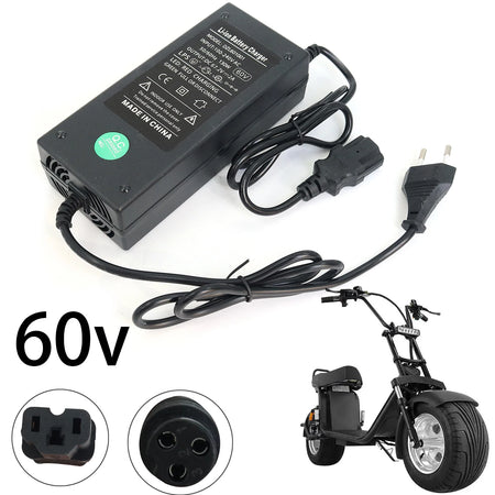 48V 60V Lithium Battery Electric Car Charger for Scooters
